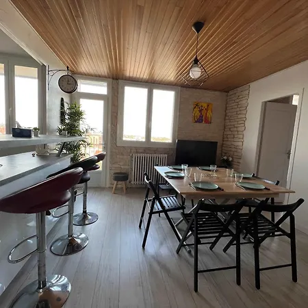 Le Gemini 6p - Wifi Metro Vue - Proche Airbus Appartement