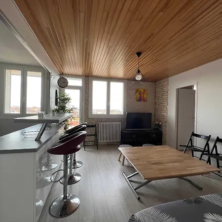 Le Gemini 6p - Wifi Metro Vue - Proche Airbus Appartement Toulouse